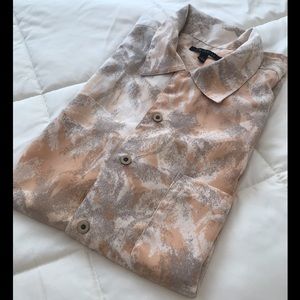 Palm Tree Hawaiian Short Sleeve Button Up Shirt